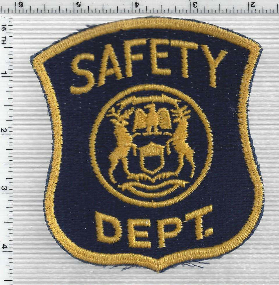 Safety Dept. (Michigan) 1st Issue Shoulder Patch