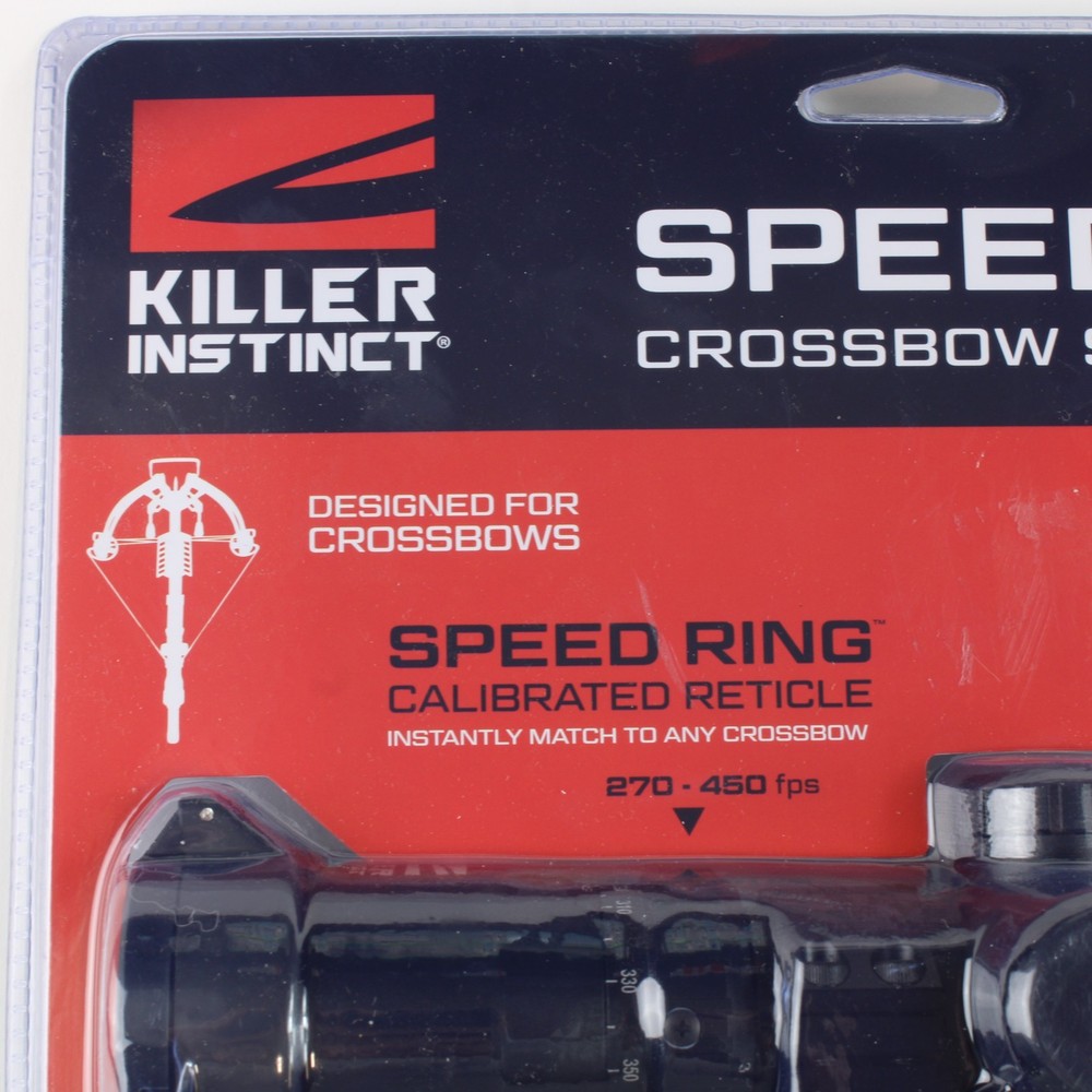 Killer Instinct Lumix Speed Ring 1.5-5x32 IR-E Crossbow Scope