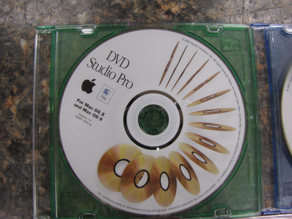 Lot (3) Apple CD's Software Final Cut Pro 3 Tutorial & Academic, DVD Studio Pro