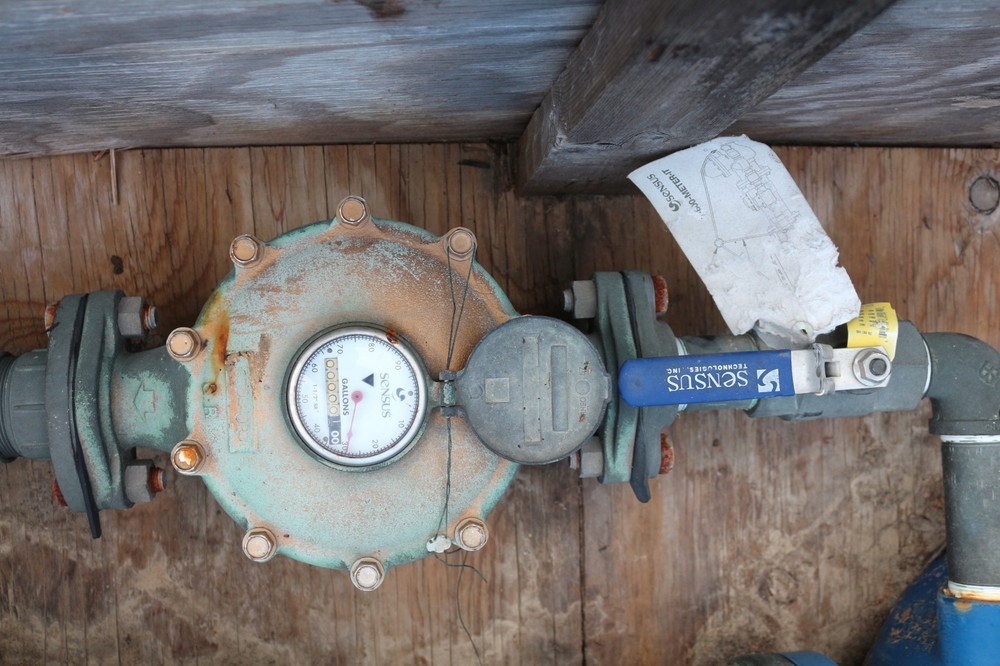 SENSUS Metering System 4" Fireline w/ 1.5" SR Fire Main Pipeline Strainer