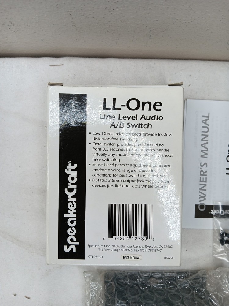 SpeakerCraft LL-One audio devise