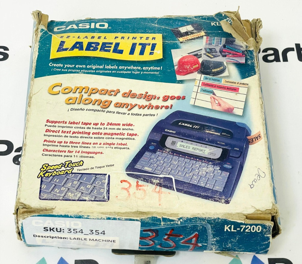 CASIO KL-7200 Label Printer