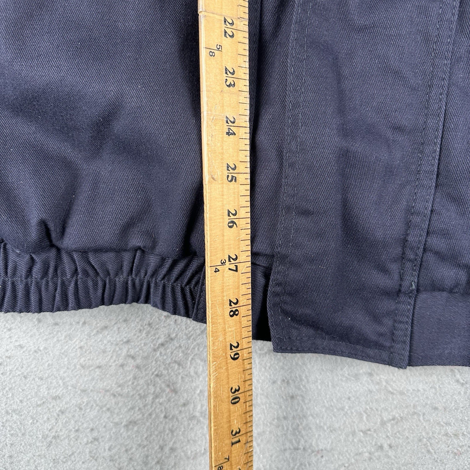 Bulwark FR Jacket Mens XL Blue Flame Resistant Workwear Snap Zip Hooded