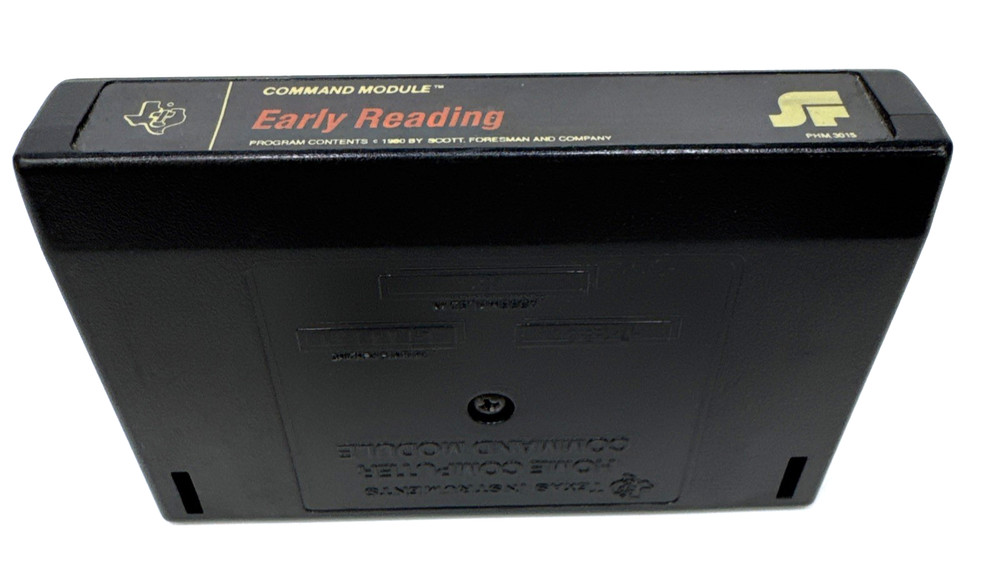VTG Early Reading Command Module Cart TI-99/4A Manual (Tested)