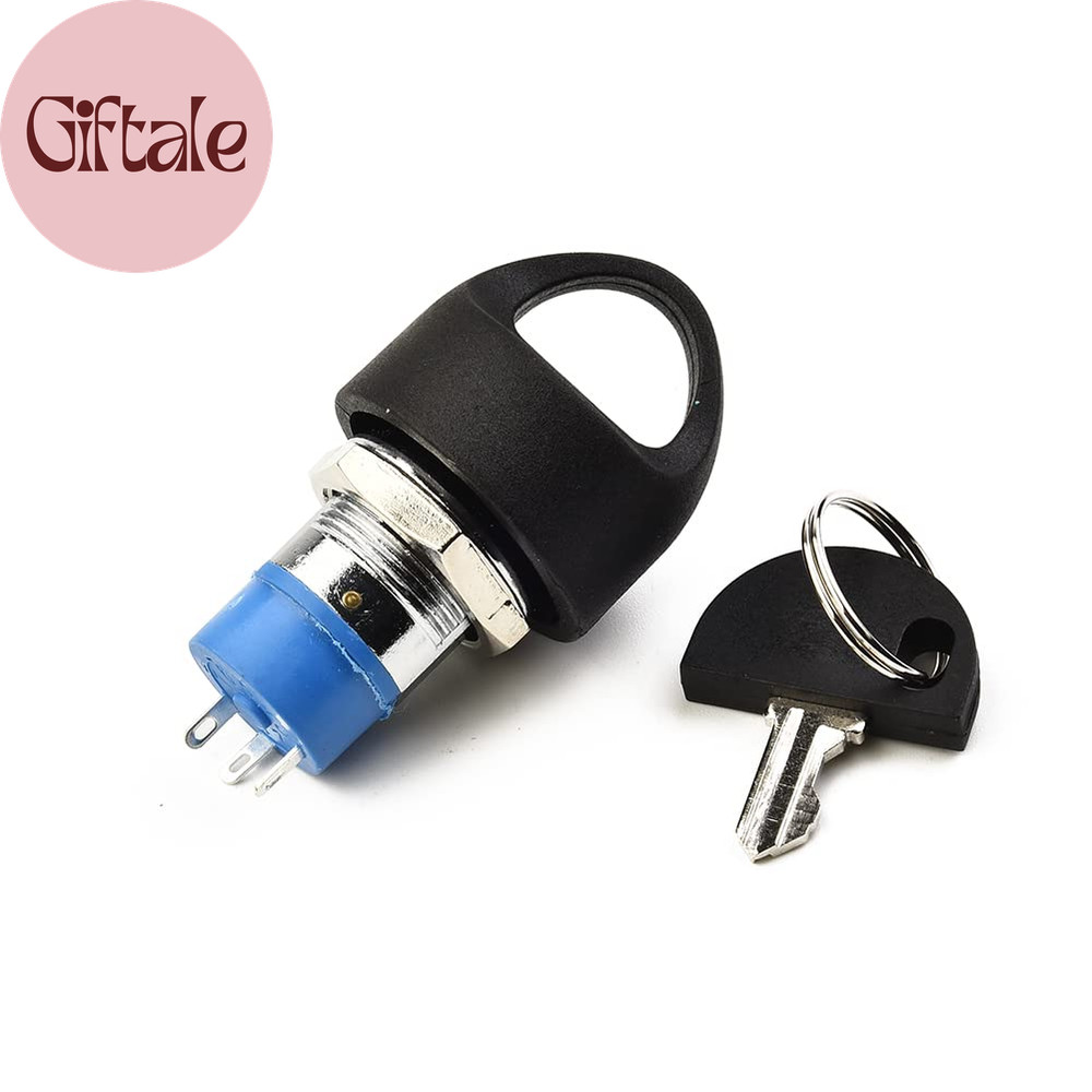 Ignition Switch with Key, Replacement Mobility Scooter Spare Start On/Off Igniti