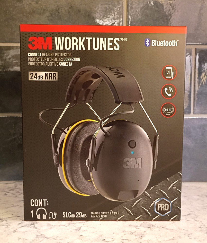 3M Worktunes Wireless Hearing Protector Bluetooth Earmuffs - 90543H1-DC-PS