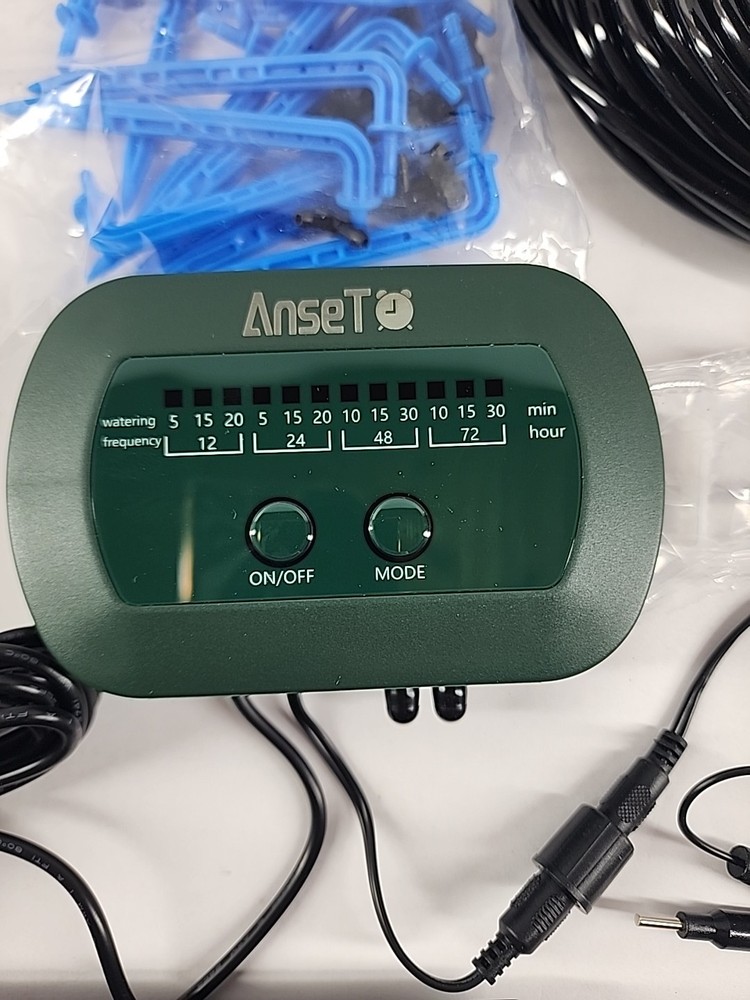 NEW - Anset solar automatic watering system - drip - 15 m hose