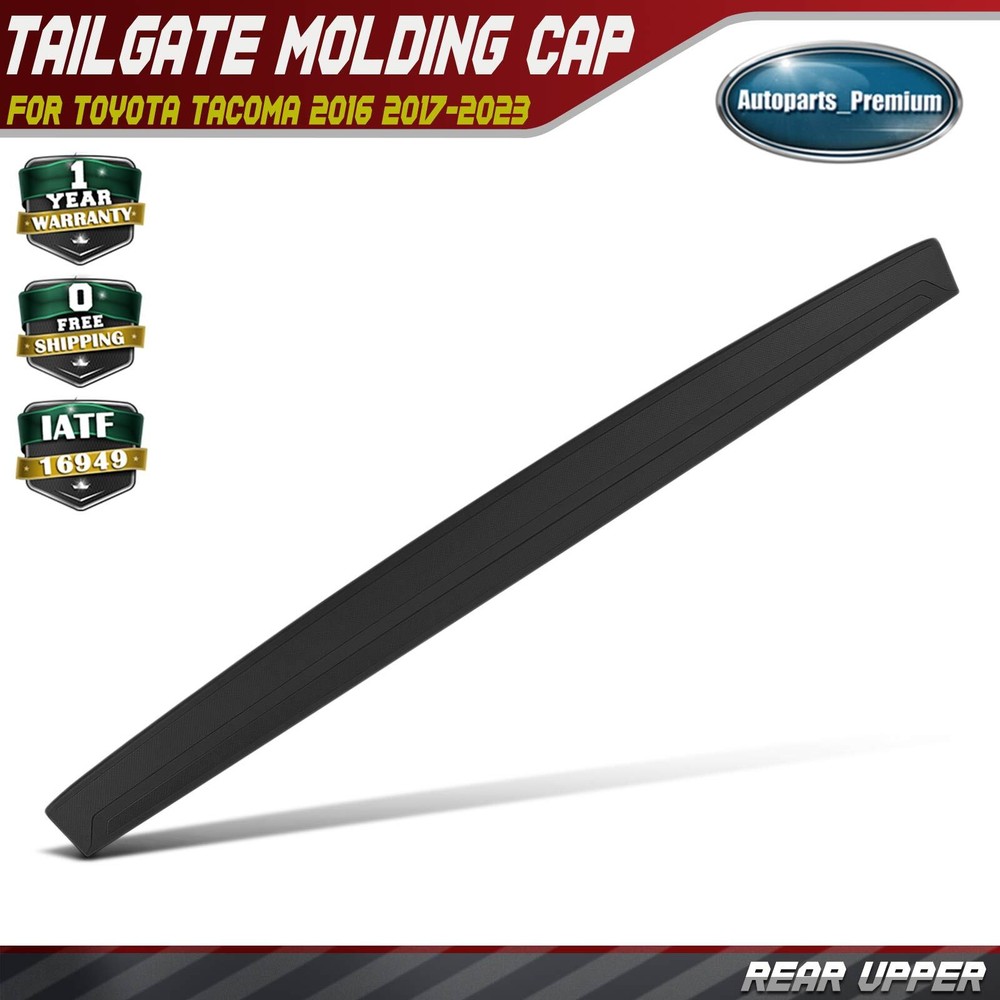 Upper Tailgate Molding Cap Protector Spoiler for Toyota Tacoma 16-23 6571704030