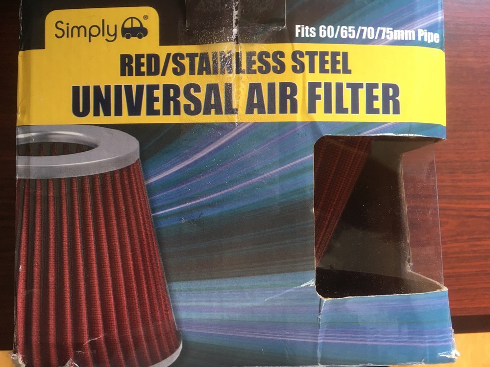 Simply Universal Red Stainless Cone Filter Bnib