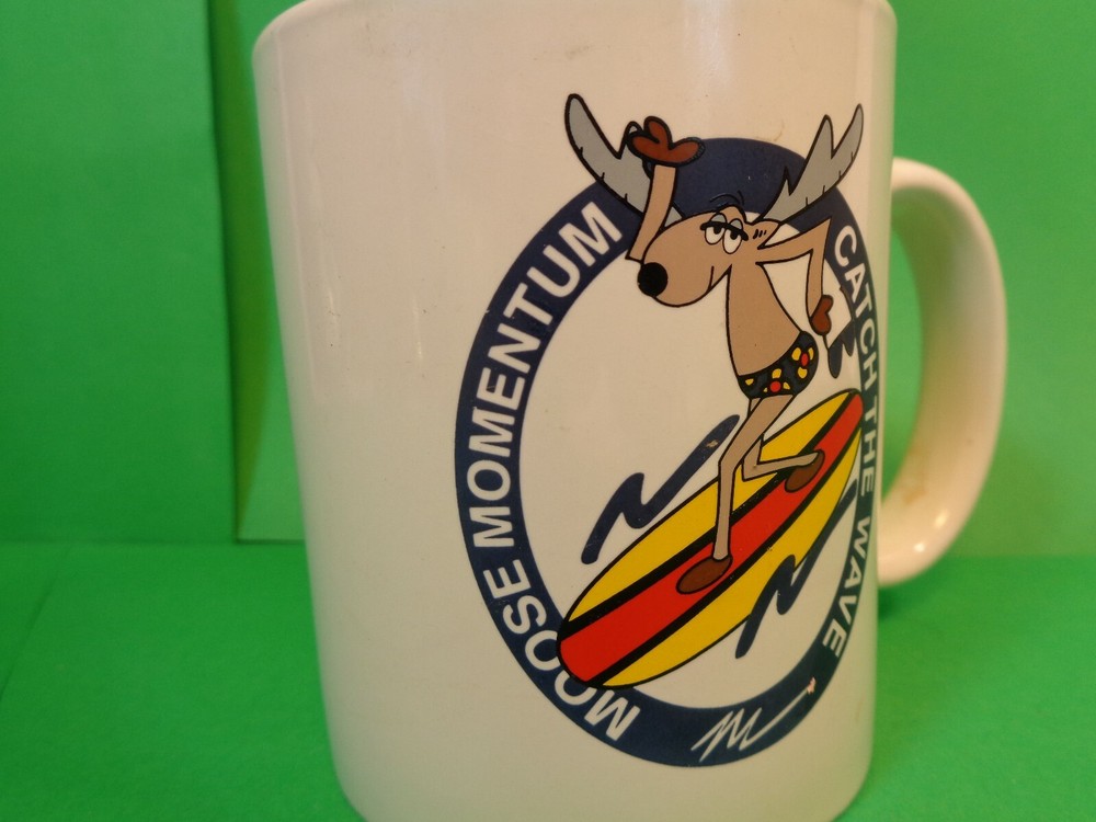 Moose Momentum/Catch The Wave Coffee Mug, MWare (Used/EUC)