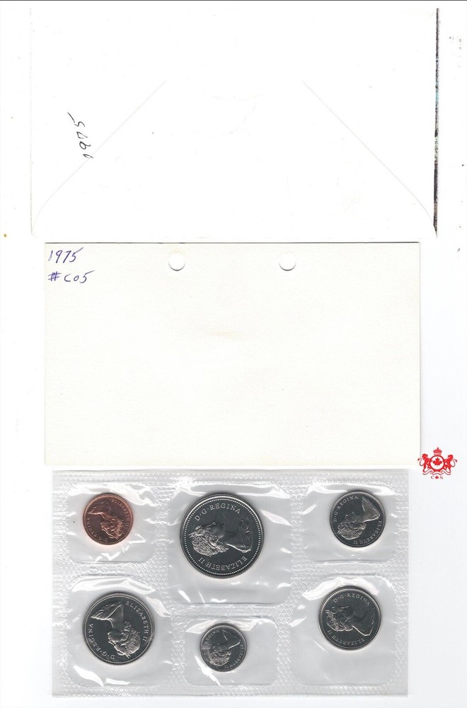 1975 Canada Proof Like Set - Die Clash - Scarce