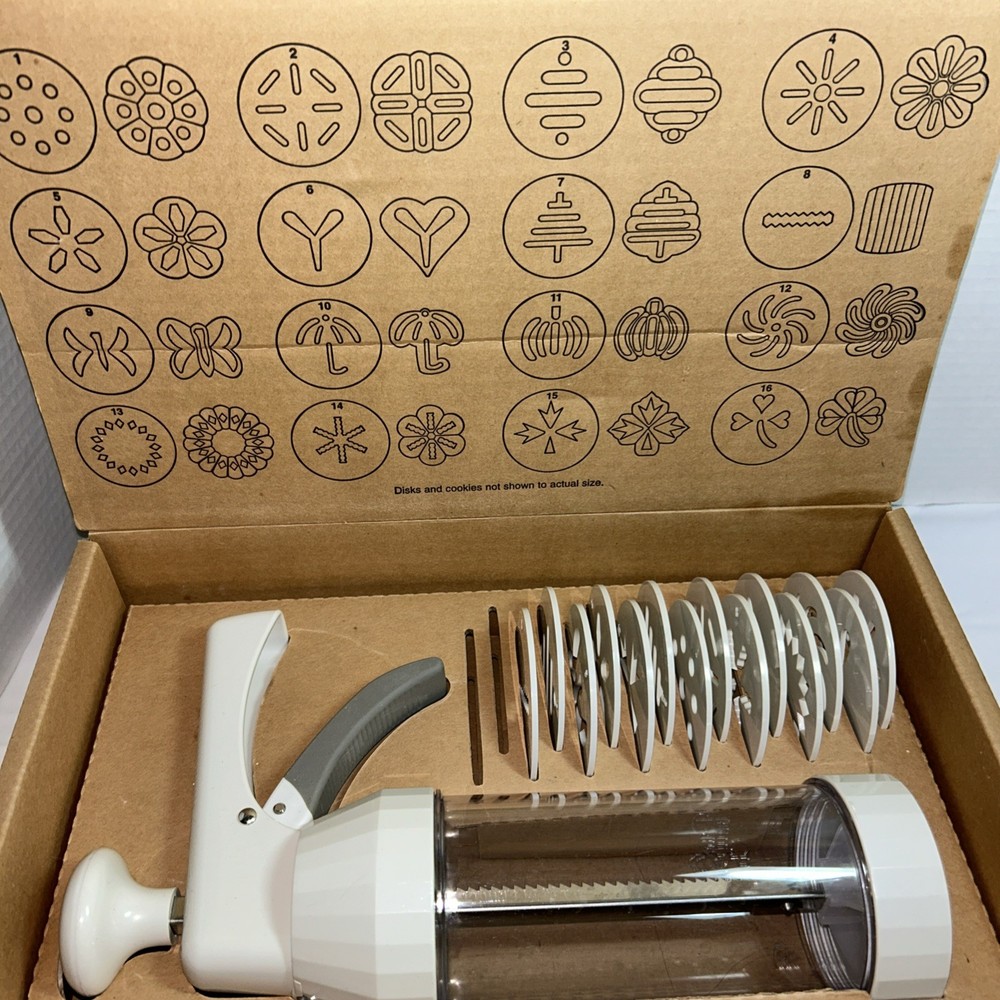 Pampered Chef 1525 Cookie Press Missing Disk 10 & 11