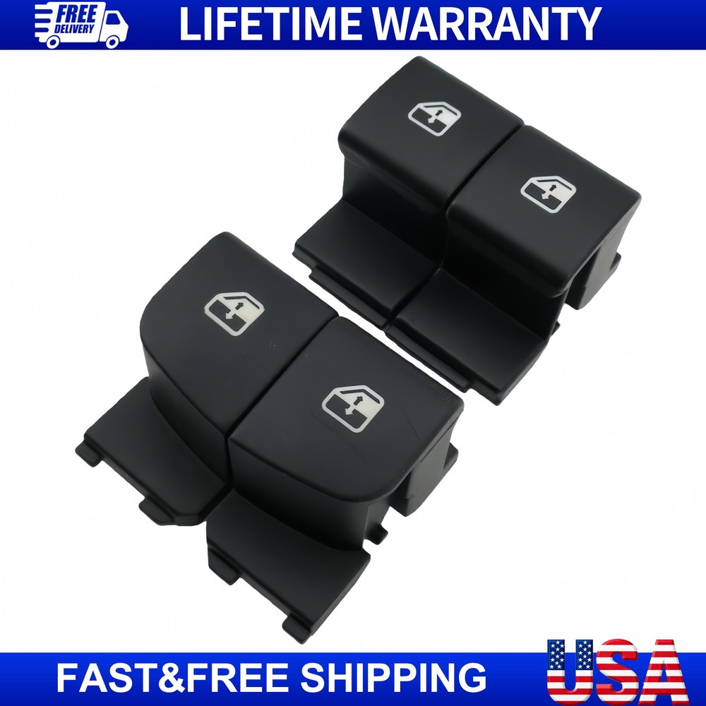 4x Front Left Window Switch Button Replacement Fits for Maserati GranTurismo