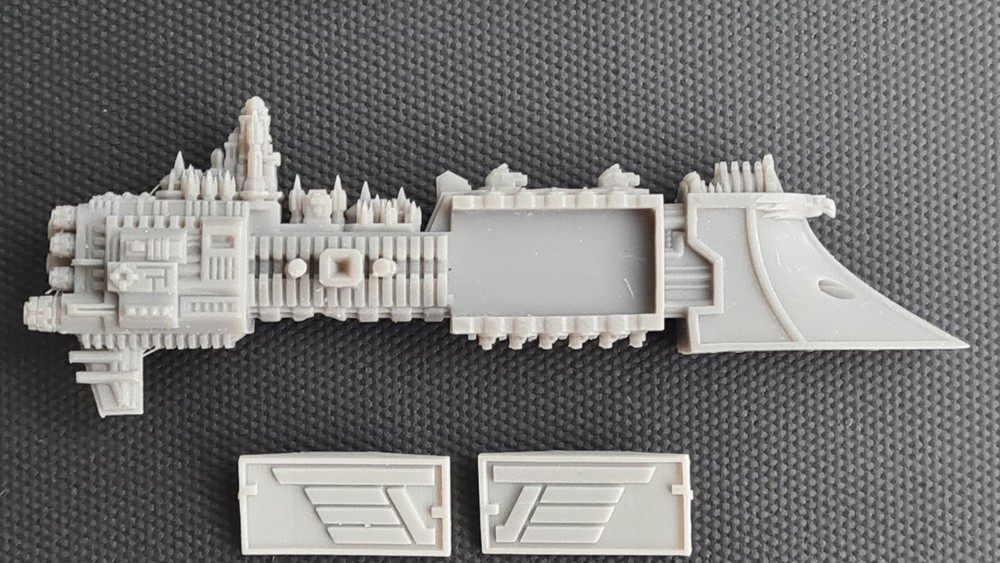 2x Light Cruiser Spaceships C - compatible with Battlefleet Gothic