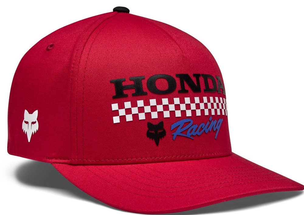 Fox Racing Honda Flexfit Hat Red SM/MD