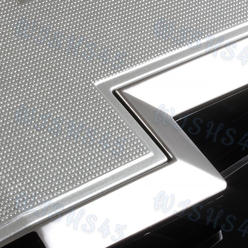 Silver Front & Tailgate Bowtie Emblem set For 2016-2019 GM Chevy Silverado 1500