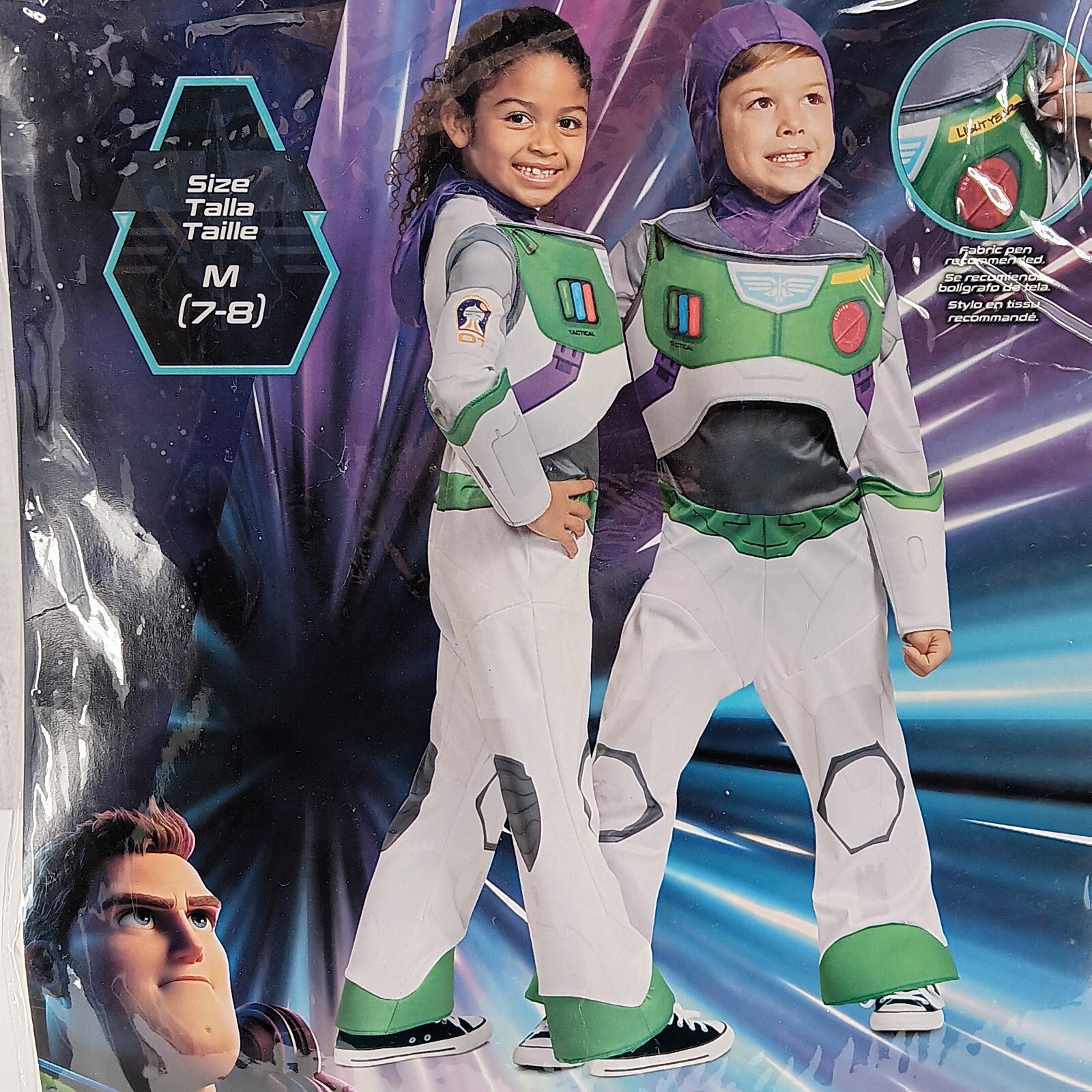 Disguise Disney Pixar Buzz Lightyear Space Ranger Child Costume Size M (7-8) SH