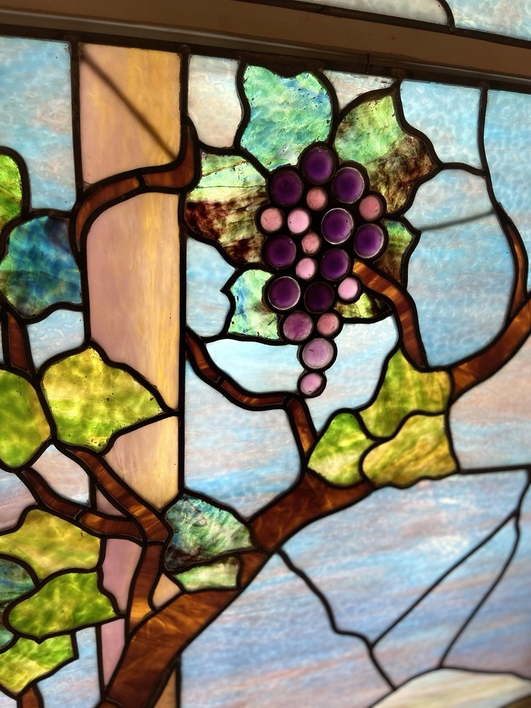 Figural Stained Glass Window
