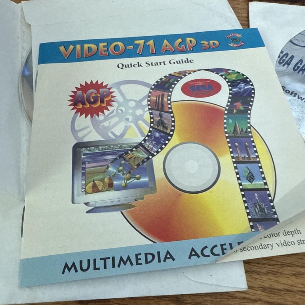 Software & Document Sega Game CD S3 Video Master Discs Multimedia Accelerator