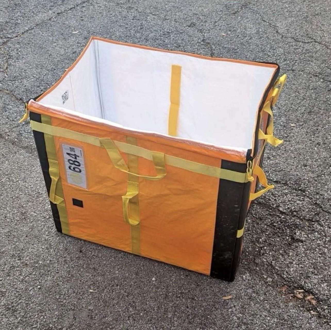 Lot Of 2 Amazon Courier Large Delivery Bag Storages/Delivery Tote (2 Bags)