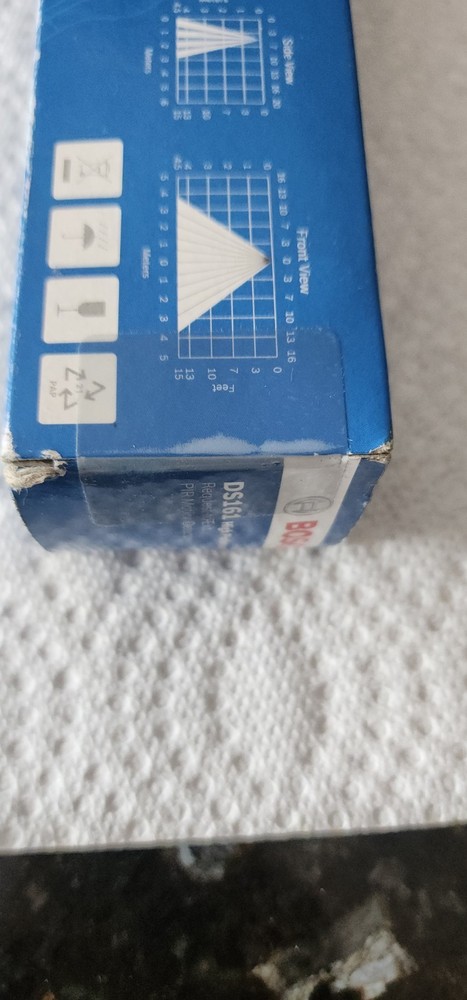 Bosch DS161 High Performance Request-to-Exit PIR Motion Sensor Sounder, Black