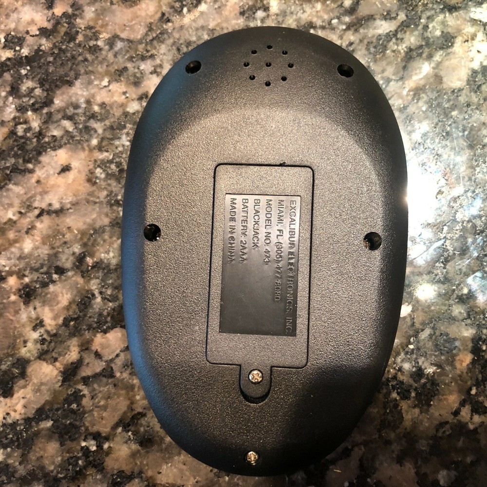 Excalibur BlackJack Model 473 Handheld Digital Game