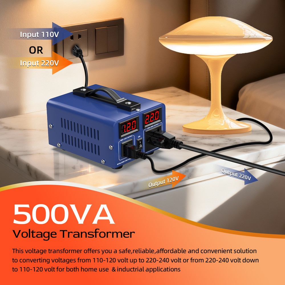 500VA 5000VA 6000VA 8000VA step-up/step-down voltage transformer converter