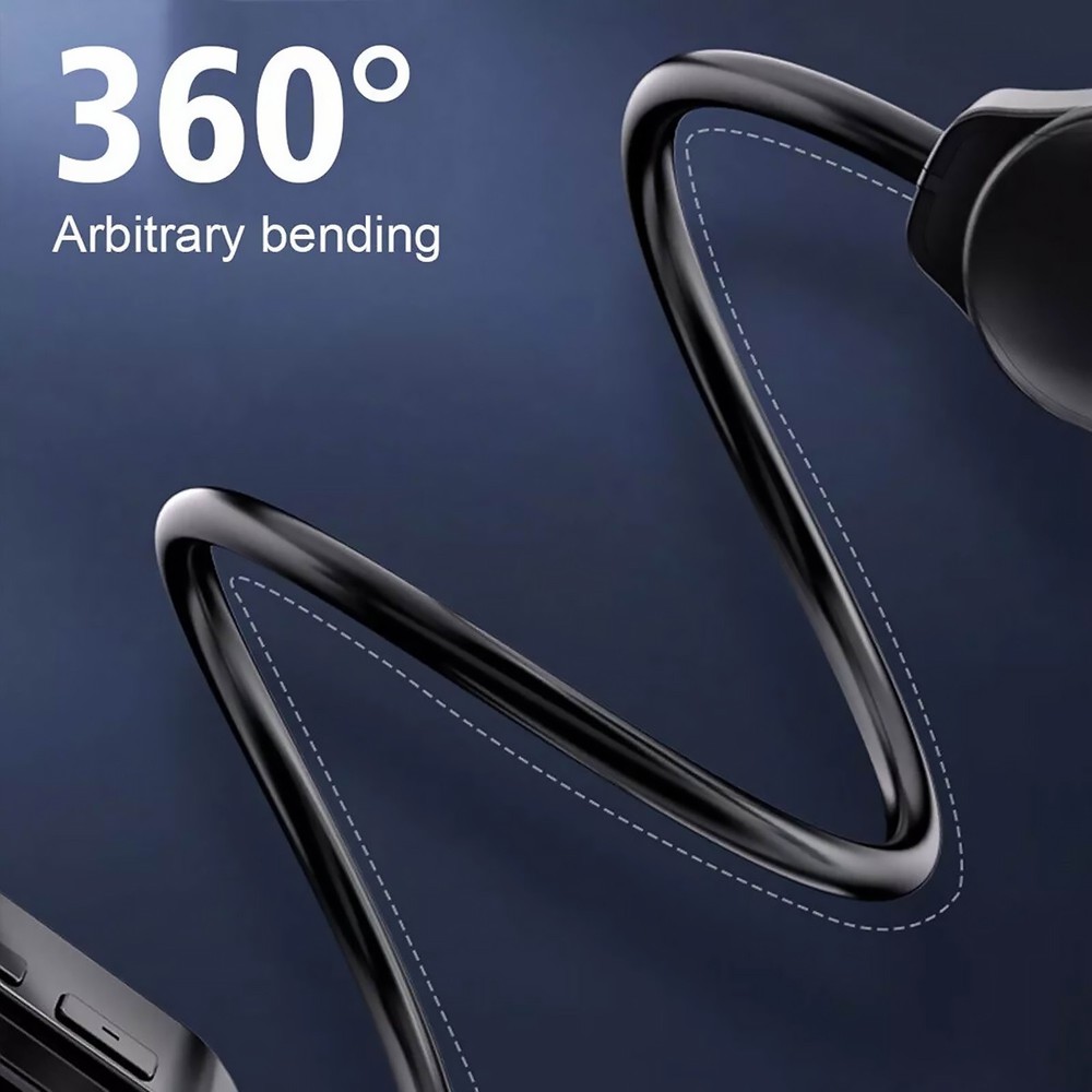LED Digital Screen Bone Conduction Headphones Simple Operation 300mah Commute