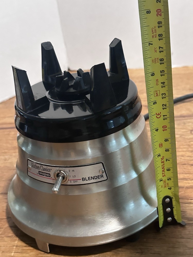 Waring Pro Commercial Blender Model 51BL26 Complete Chrome