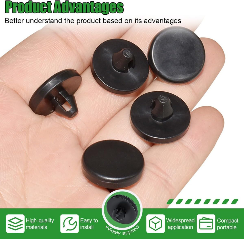 Car Brake Switch Stopper Rubber Pad 12PCS for Brake Light Switch