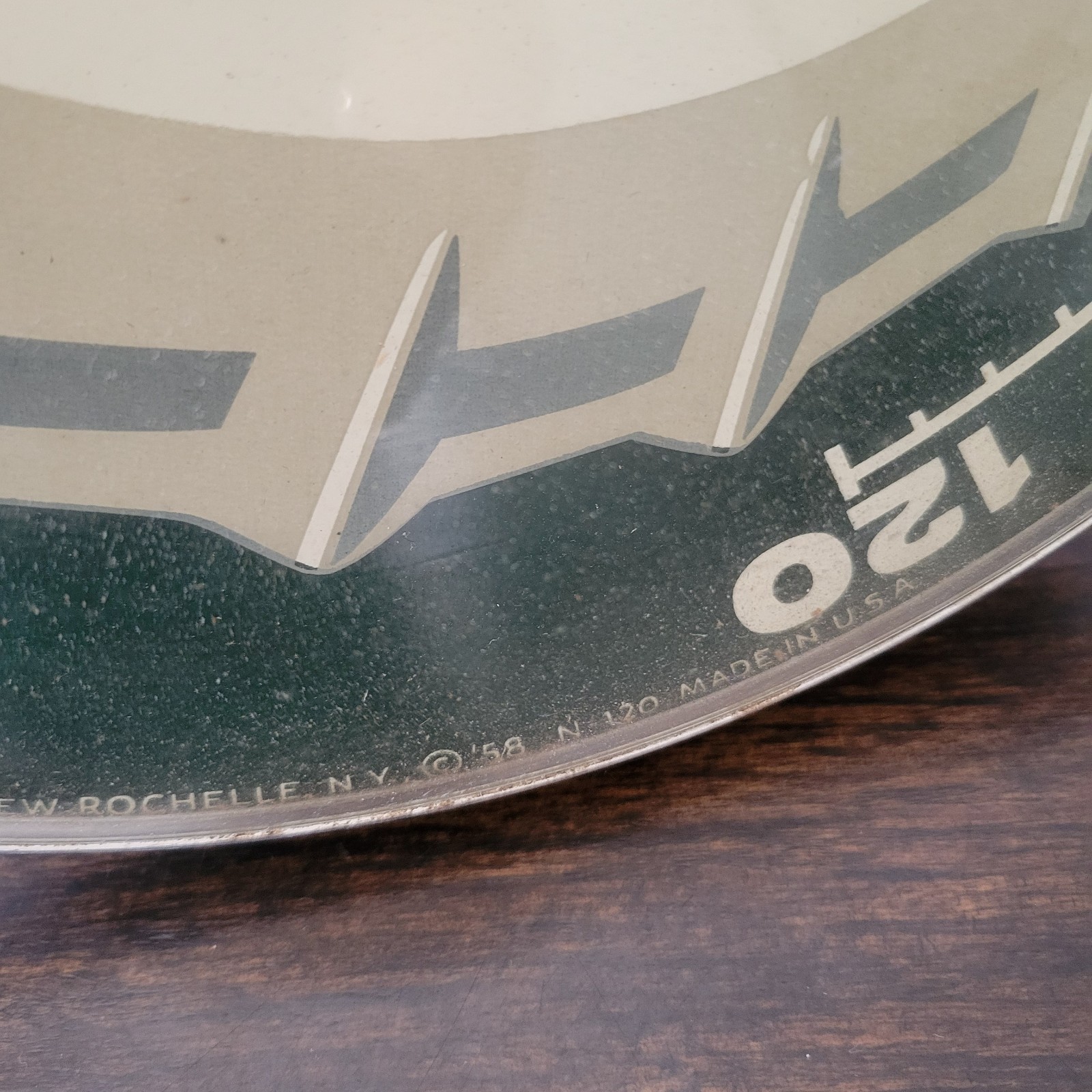 Vintage 58 Orange Crush Thermometer Pam Clock Round Sign Glass Cover Advertising