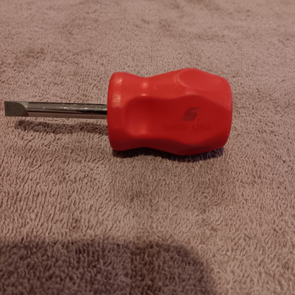 Snap-On SHD1 Stubby Screwdriver Red