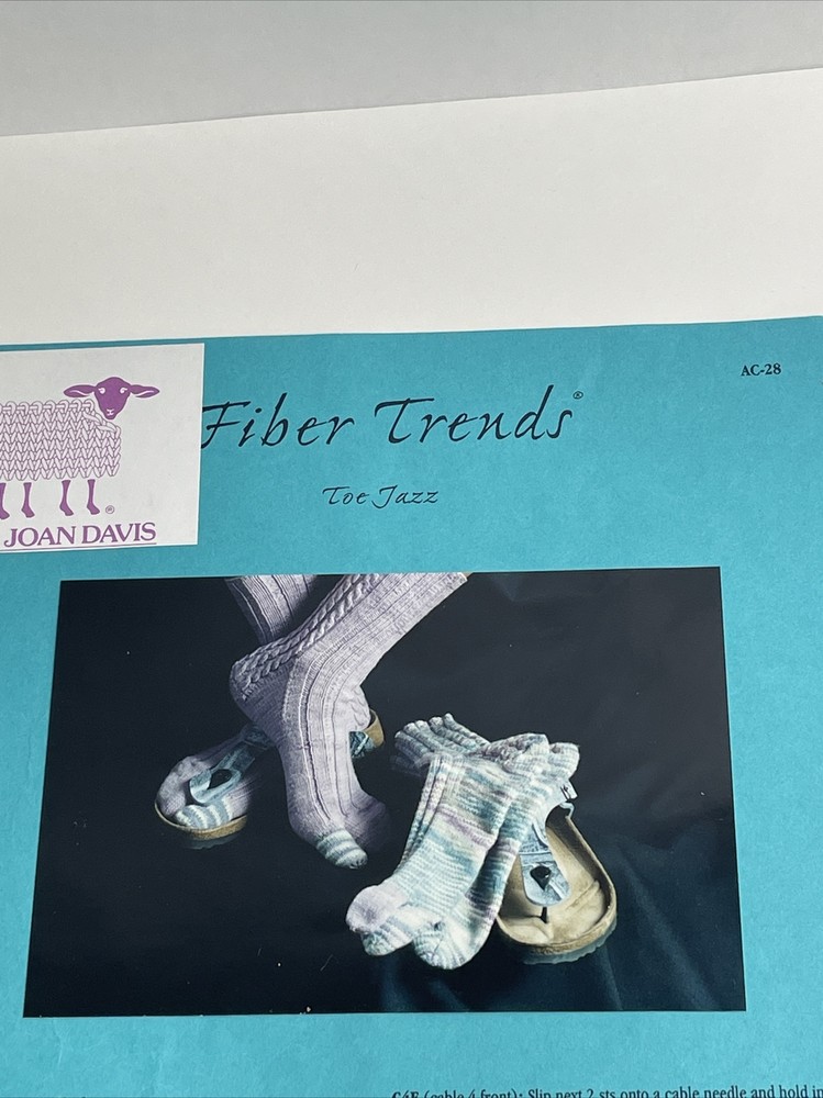 Fiber Trends Toe Jazz Socks Knitting Pattern