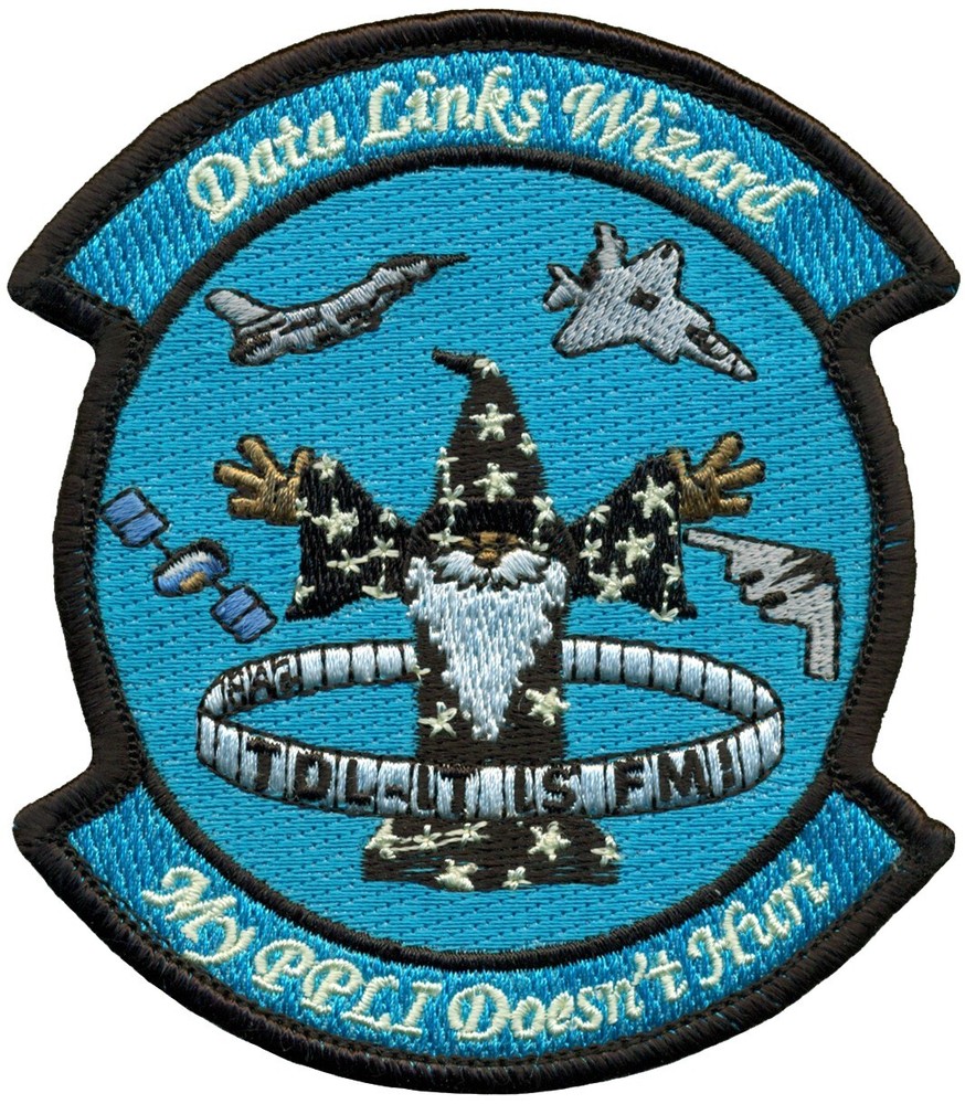 USAF 775th TEST SQUADRON – DATA LINKS WIZARD PATCH