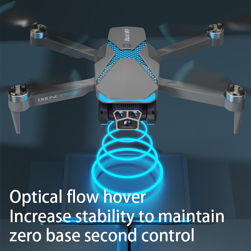 AE7 Drone WIFI FPV 4K HD Dual Camera Obstacle Avoidance Optical Flow 3 Battery