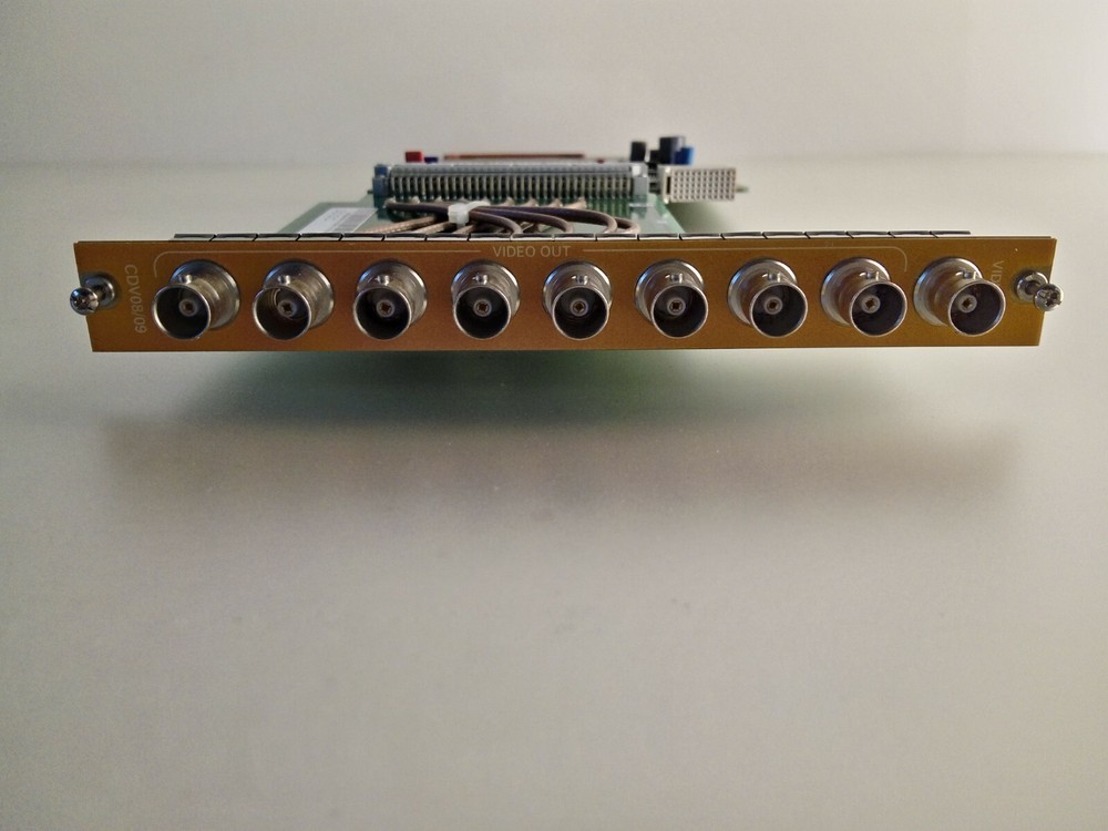 Axon Synapse 3U BPL01 IO Frame Synchronizer BNC back connector