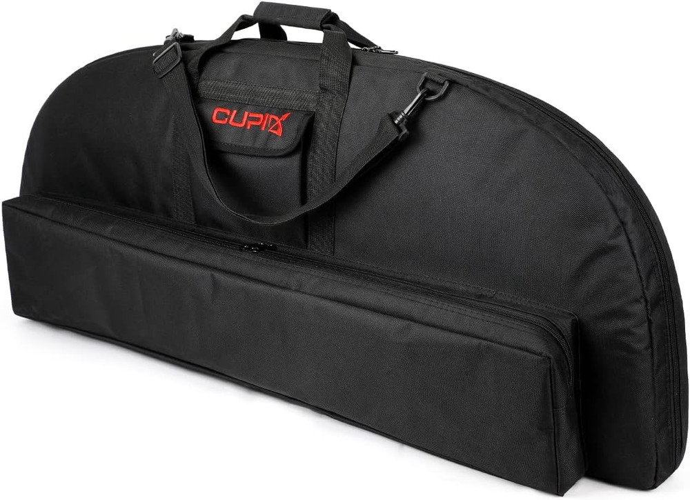 Compound Bow Case Soft Lightweight Archery Bag w/ Arrow Pocket Backpack Straps