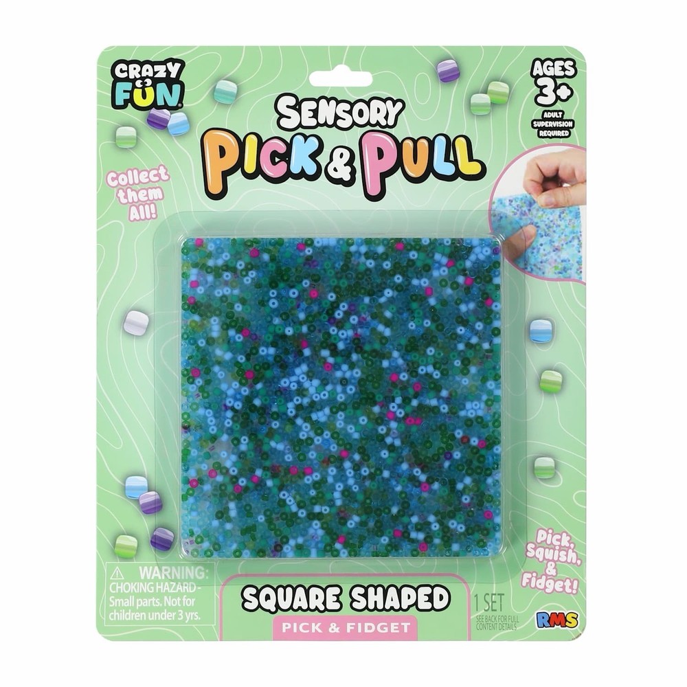 🔥Crazy Fun Sensory Pick And Pull Square Shaped Fidget BNWT🔥