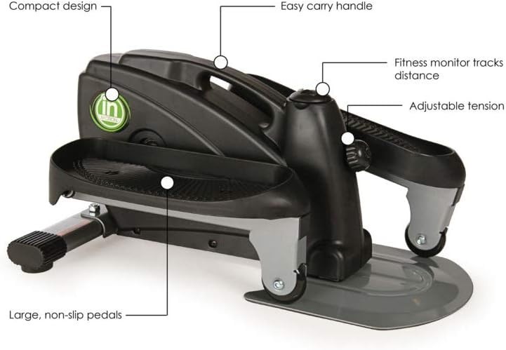 Stamina Inmotion Compact Strider - Pedal Exerciser with Smart Workout App