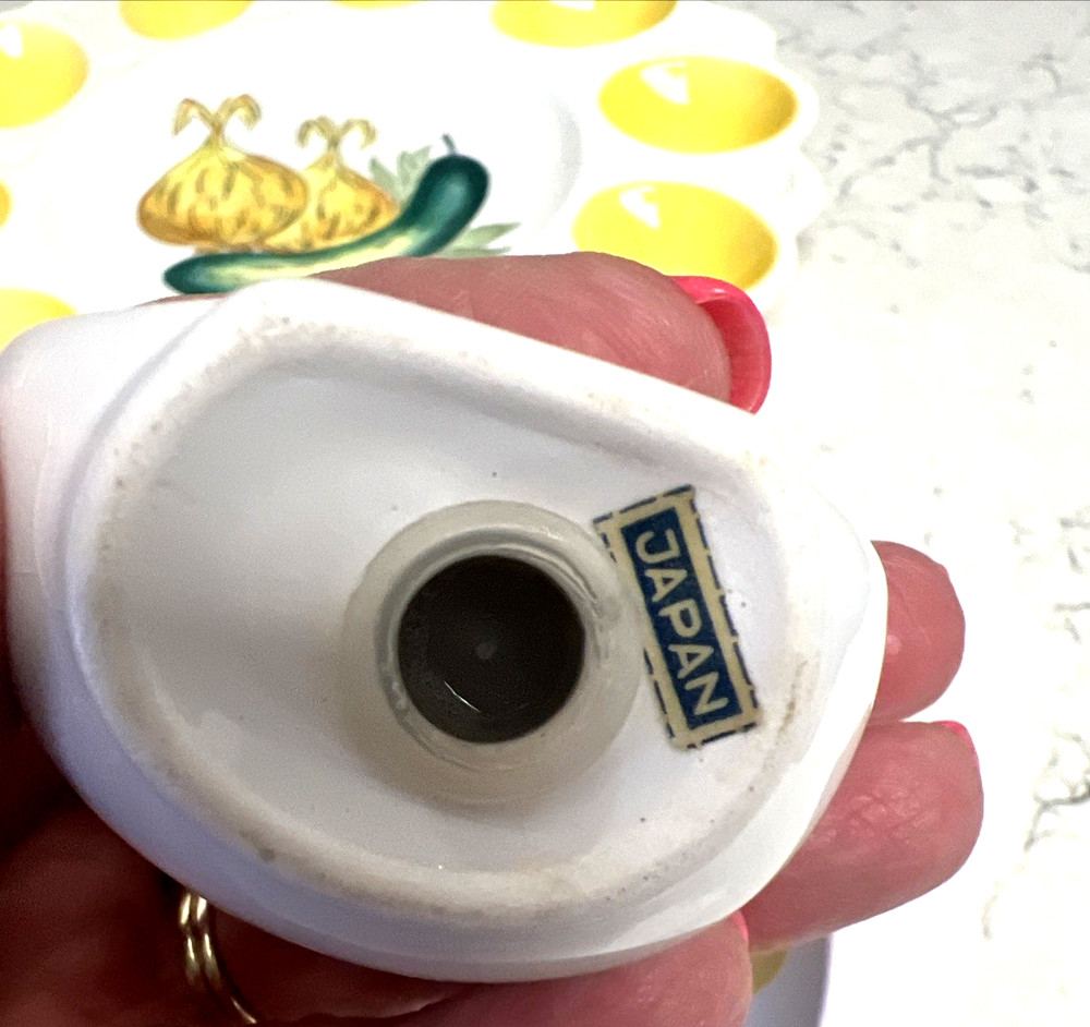Fred Roberts Co Ceramic Deviled Egg Dish-Made in Japan S&P