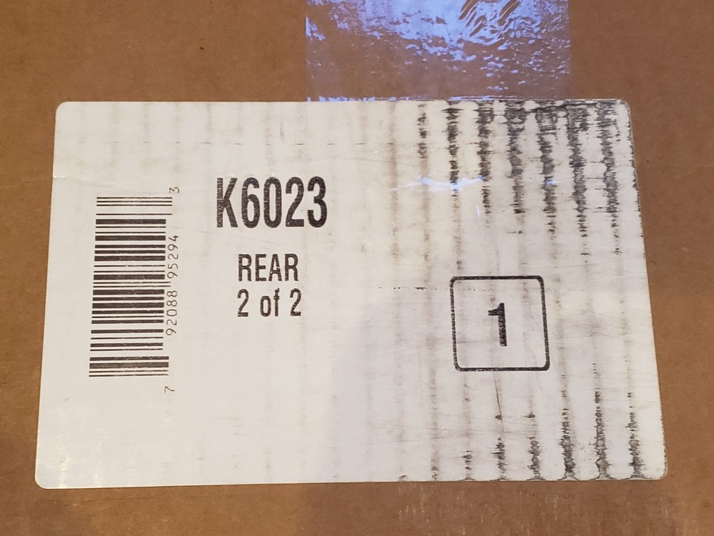 Power Stop K6023 Z23 Evolution Ceramic Kit Drilled/Slotted Rotors (REAR ONLY)