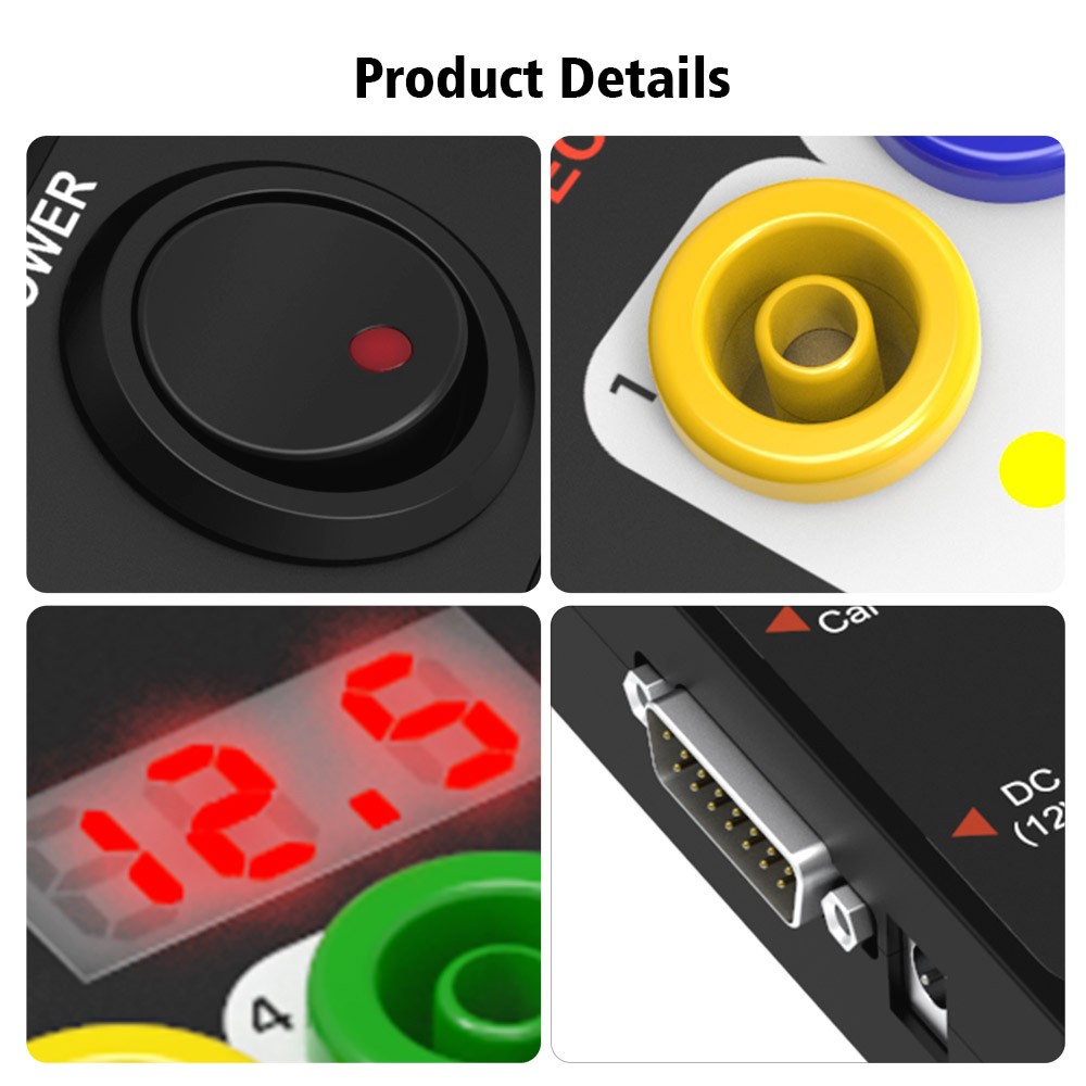 GODIAG Auto Tools GT100 Connector Break Out Box OBDII Protocol Detector US