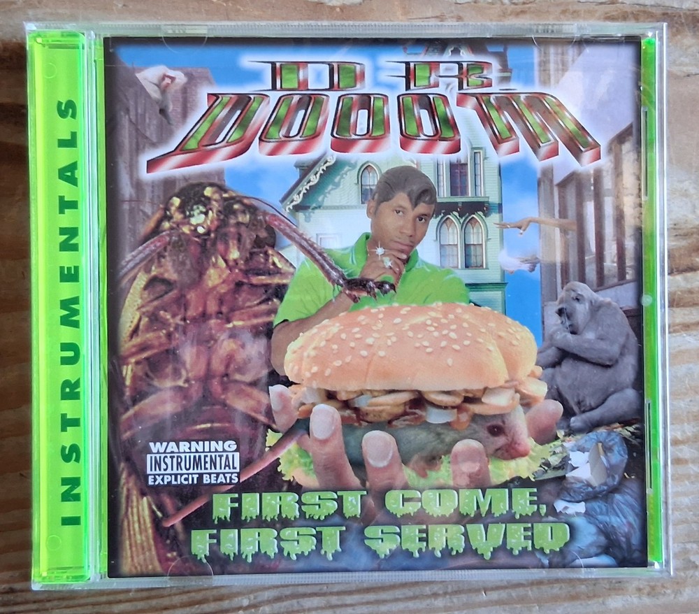 NEW / Dr. Dooom-First Come, First Served Instrumentals CD SEALED