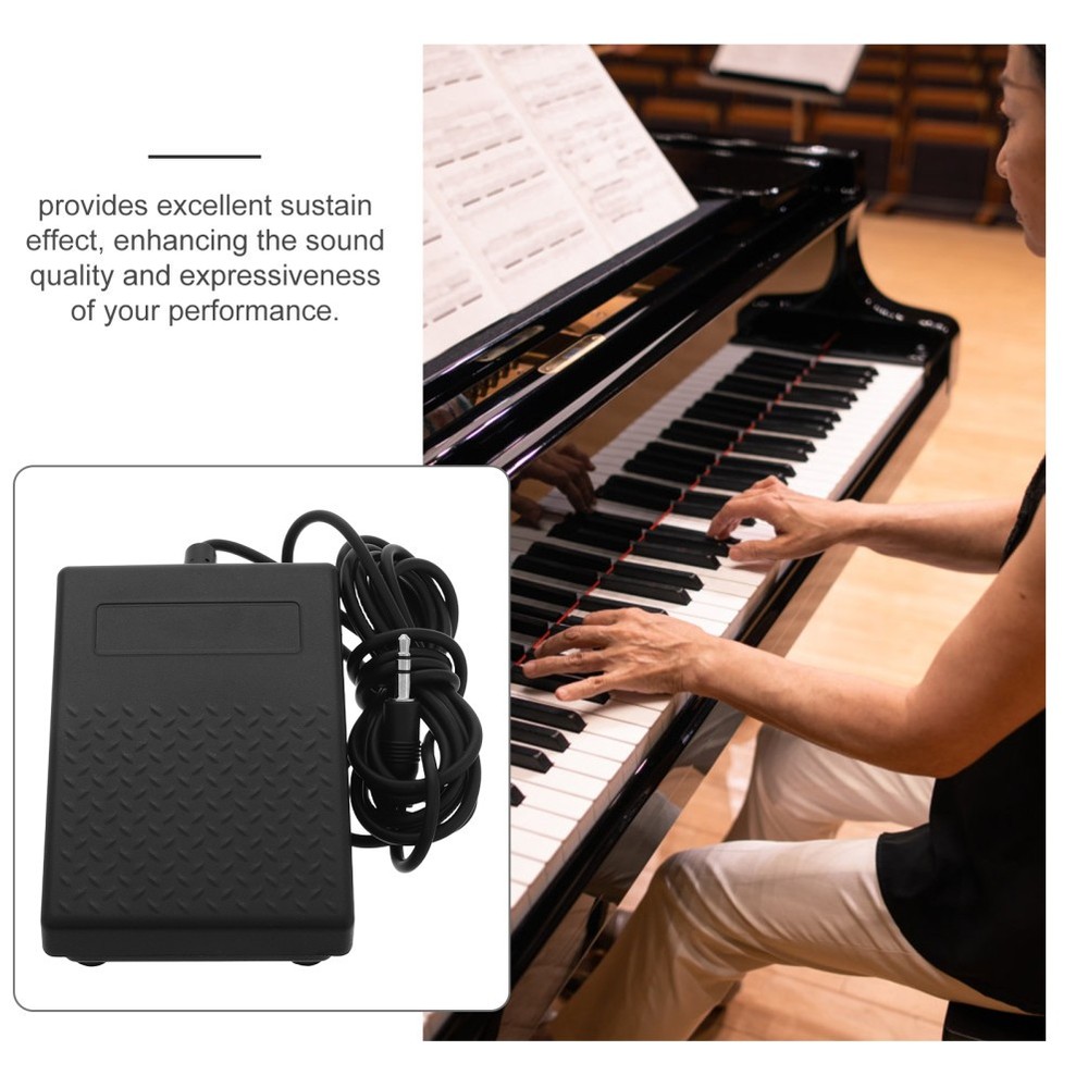 Piano Pedal Extender for Keyboard Accessories Audio Controller Cable