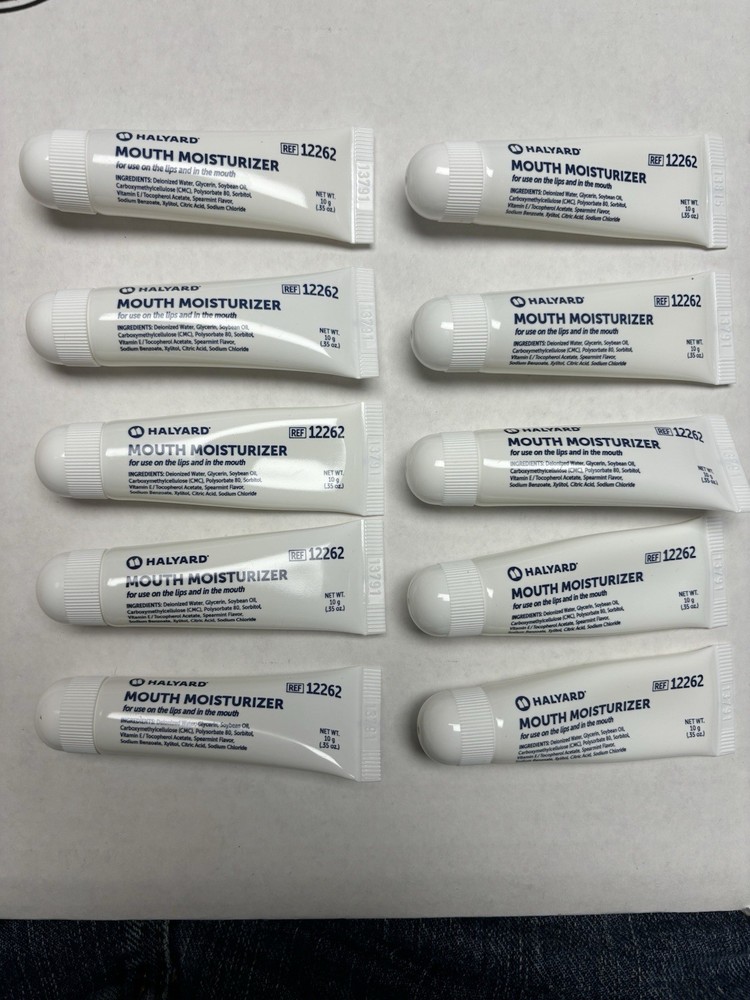 (10) Tubes Halyard Mouth Moisturizer