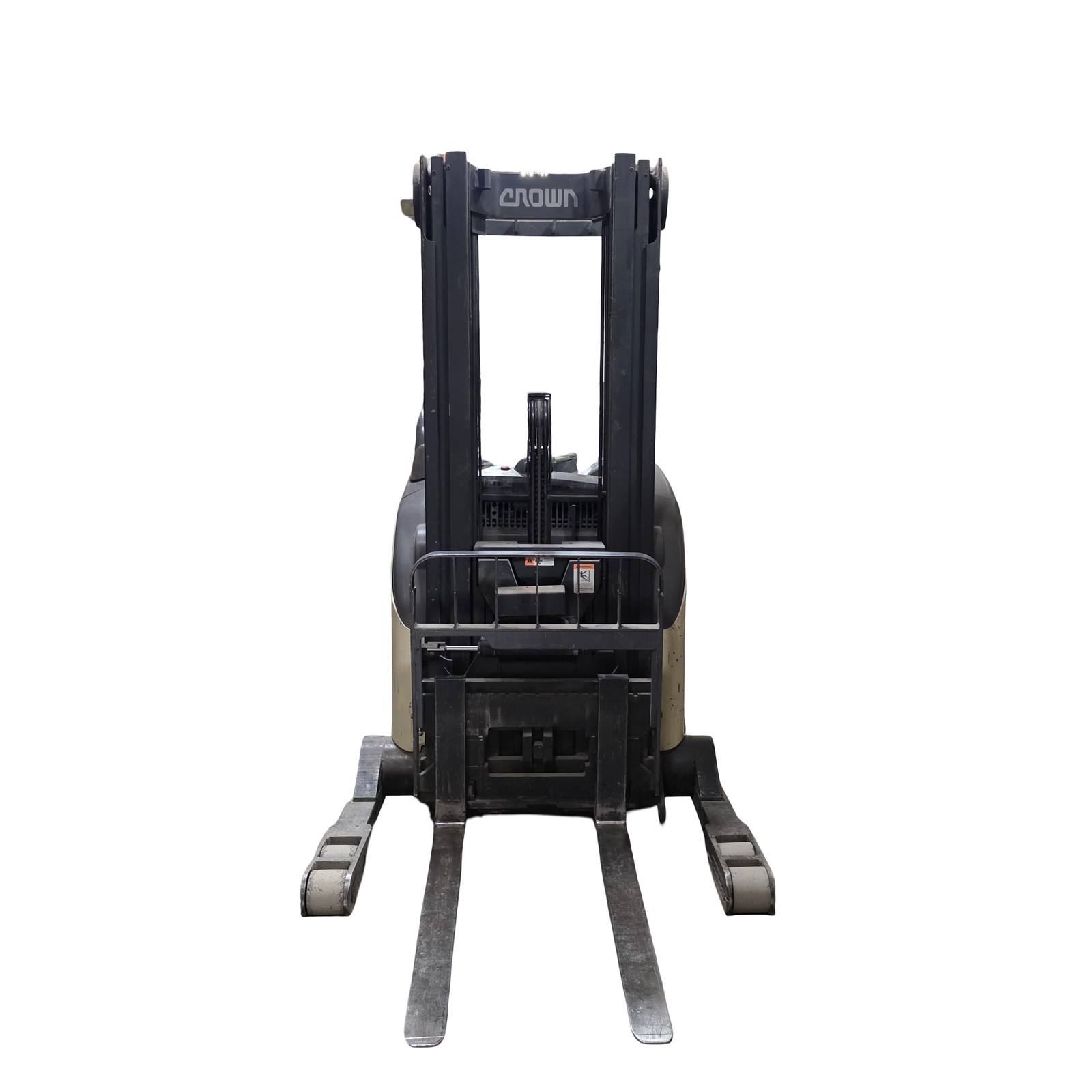 Crown RR5010-35 Narrow Aisle Reach Truck W/ Sideshift 3500Lbs Cap 198" Lift 24V