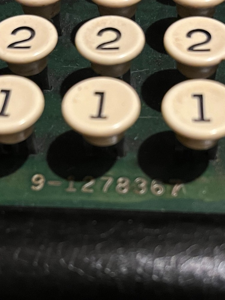 Vintage Burroughs Electric Adding Machine Early 1900's Runs Good Condition 30lbs