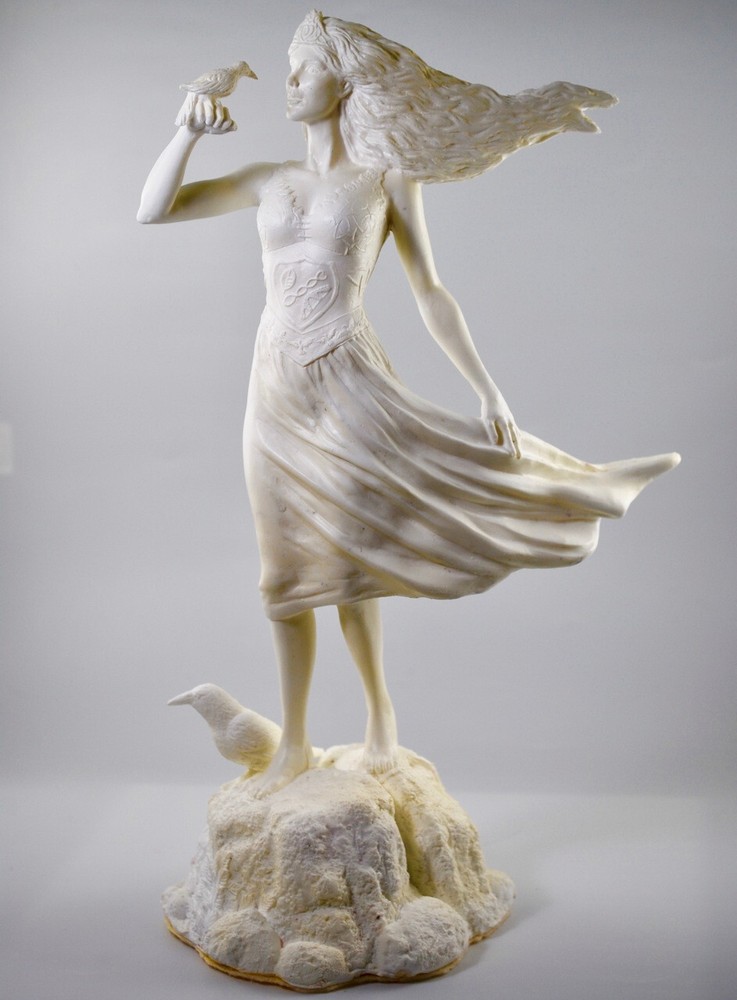 Branwen - Hand cast statue