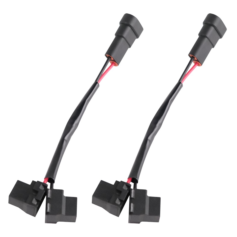 Conversion Wire 9005 HB3 to H1 Two Harness Bulb Headlight H Replace Adapter OE