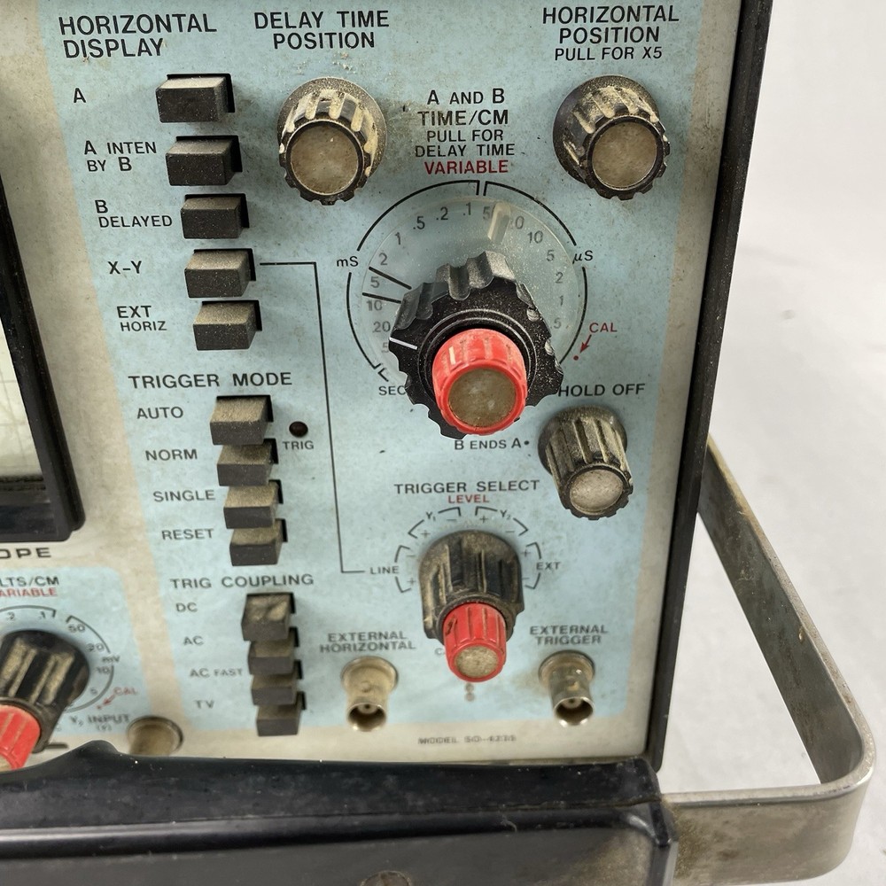 Heath Zenith SO-4235 Dual Trace Oscilloscope Untested